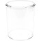 Pioneer Plastics 282C Clear Round Plastic Container, 4.0625" W x 4.75" H